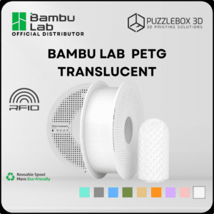 Bambu Lab PETG Translucent 3D Printing Filament